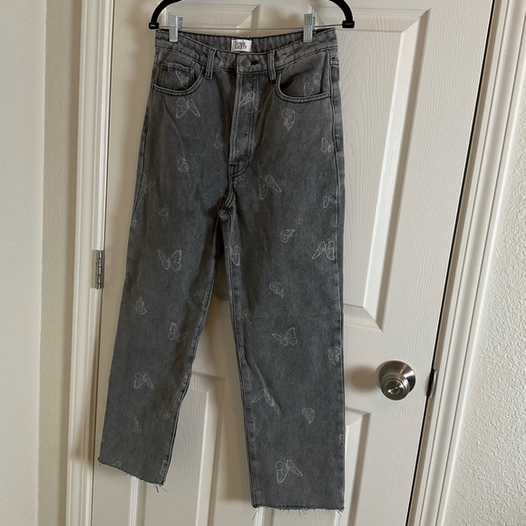 Simple Society Jeans with Butterfly Print size 9/29 - Picture 7 of 7